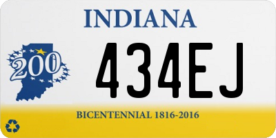 IN license plate 434EJ
