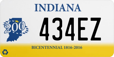 IN license plate 434EZ