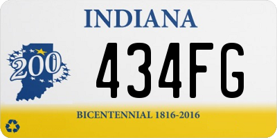 IN license plate 434FG