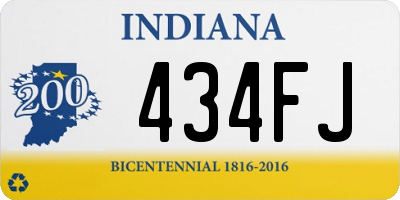 IN license plate 434FJ