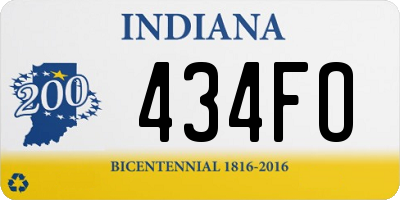 IN license plate 434FO