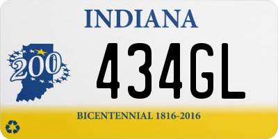 IN license plate 434GL