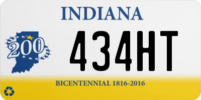 IN license plate 434HT