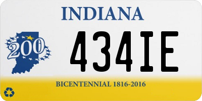 IN license plate 434IE