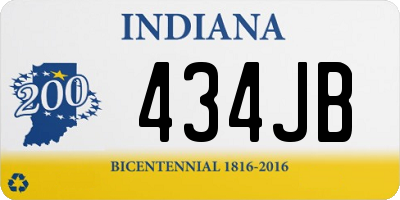 IN license plate 434JB