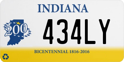 IN license plate 434LY