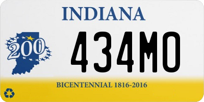 IN license plate 434MO