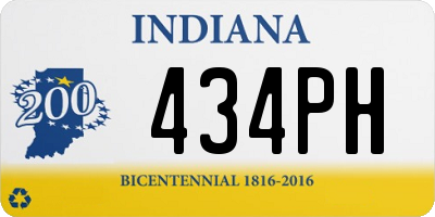 IN license plate 434PH
