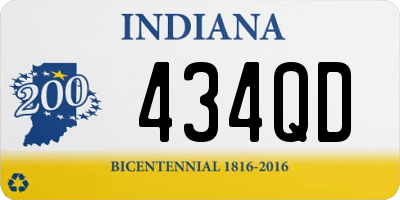 IN license plate 434QD