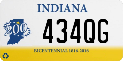 IN license plate 434QG