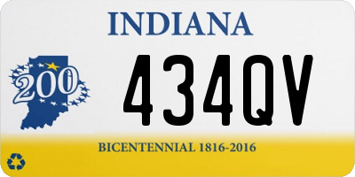 IN license plate 434QV