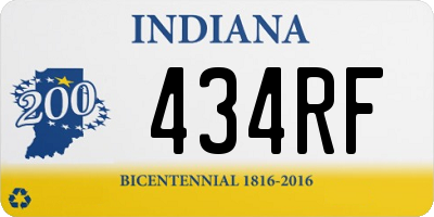 IN license plate 434RF