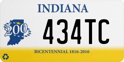 IN license plate 434TC