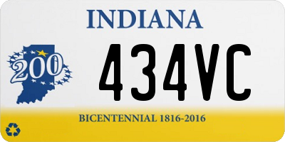 IN license plate 434VC