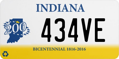 IN license plate 434VE