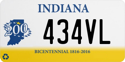 IN license plate 434VL