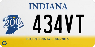 IN license plate 434VT