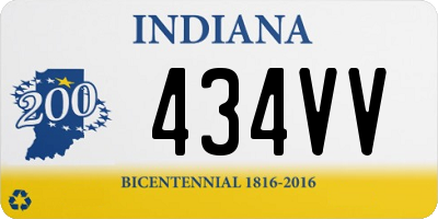 IN license plate 434VV