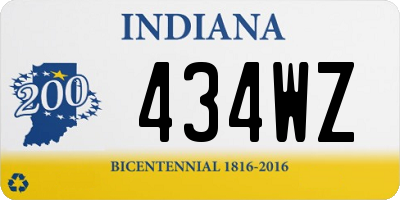 IN license plate 434WZ