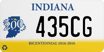 IN license plate 435CG