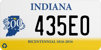 IN license plate 435EO