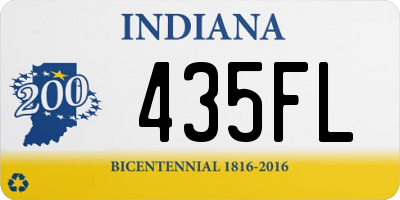 IN license plate 435FL