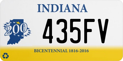 IN license plate 435FV