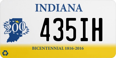 IN license plate 435IH