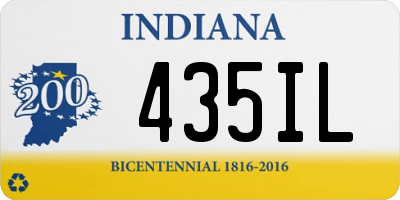 IN license plate 435IL
