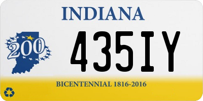 IN license plate 435IY