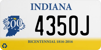 IN license plate 435OJ