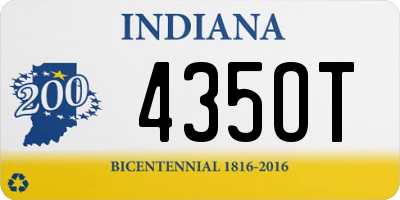 IN license plate 435OT