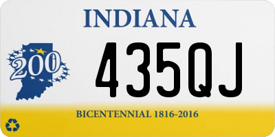 IN license plate 435QJ