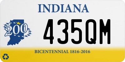 IN license plate 435QM