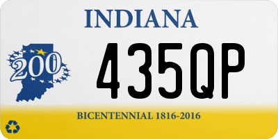 IN license plate 435QP