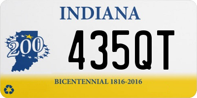 IN license plate 435QT