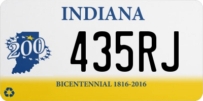 IN license plate 435RJ