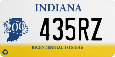 IN license plate 435RZ