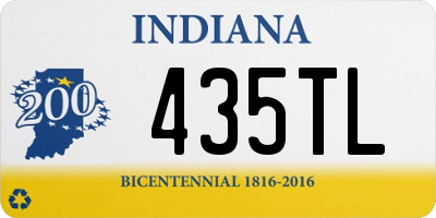 IN license plate 435TL