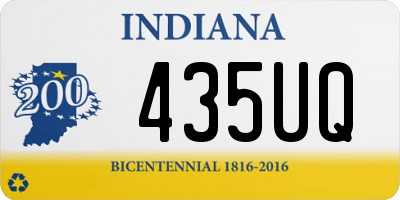 IN license plate 435UQ