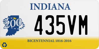 IN license plate 435VM