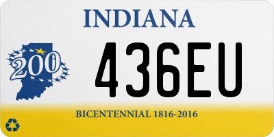 IN license plate 436EU