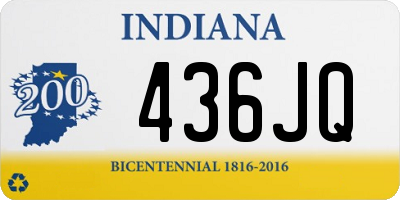IN license plate 436JQ