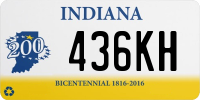 IN license plate 436KH