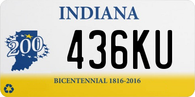 IN license plate 436KU