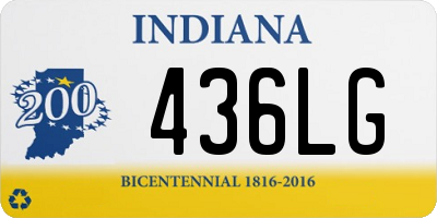 IN license plate 436LG