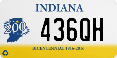 IN license plate 436QH