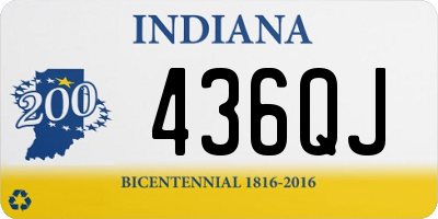 IN license plate 436QJ