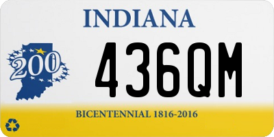 IN license plate 436QM