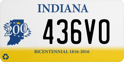 IN license plate 436VO